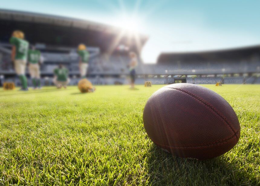 Football on Field