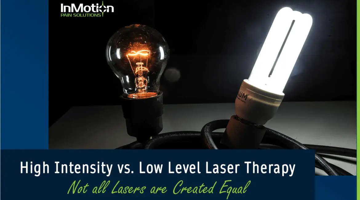 High Intensity Laser Therapy vs Low Level Laser Therapy